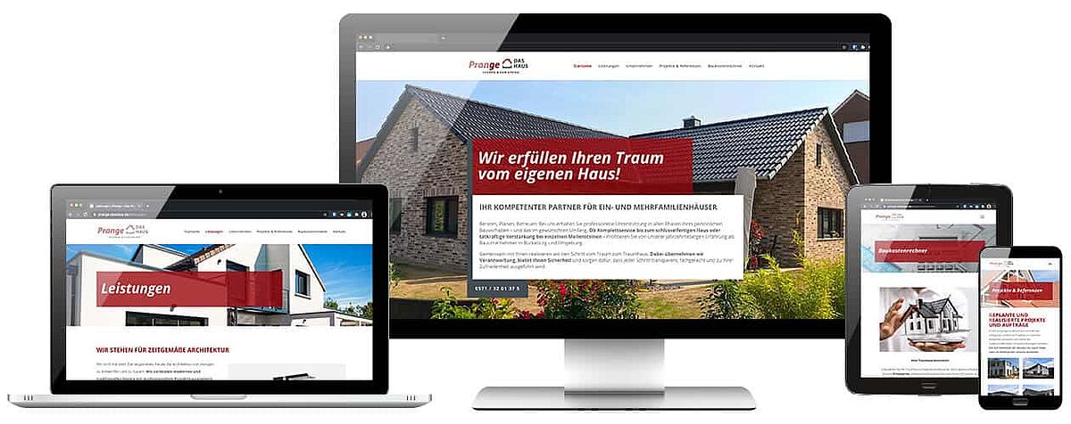 Responsive Darstellung Referenz Prange