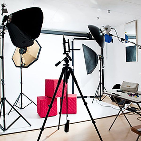Fotostudio mit Ausstattung